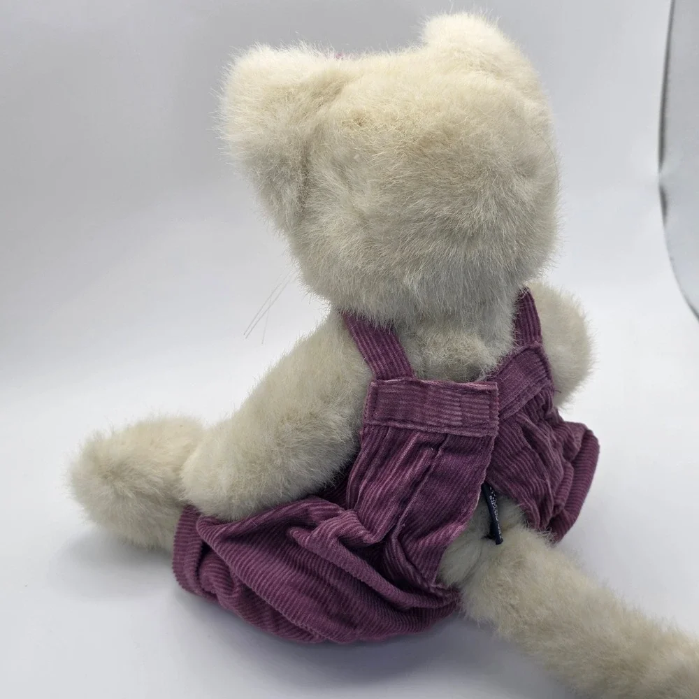 Boyds Bears Collection‎ Purple Corduroy Overalls 12